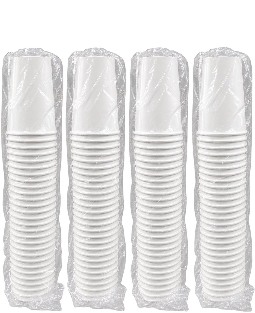 100 Kartonnen Bekers 500 ml voor Warme of Koude dranken extra stevig Ø 90 mm