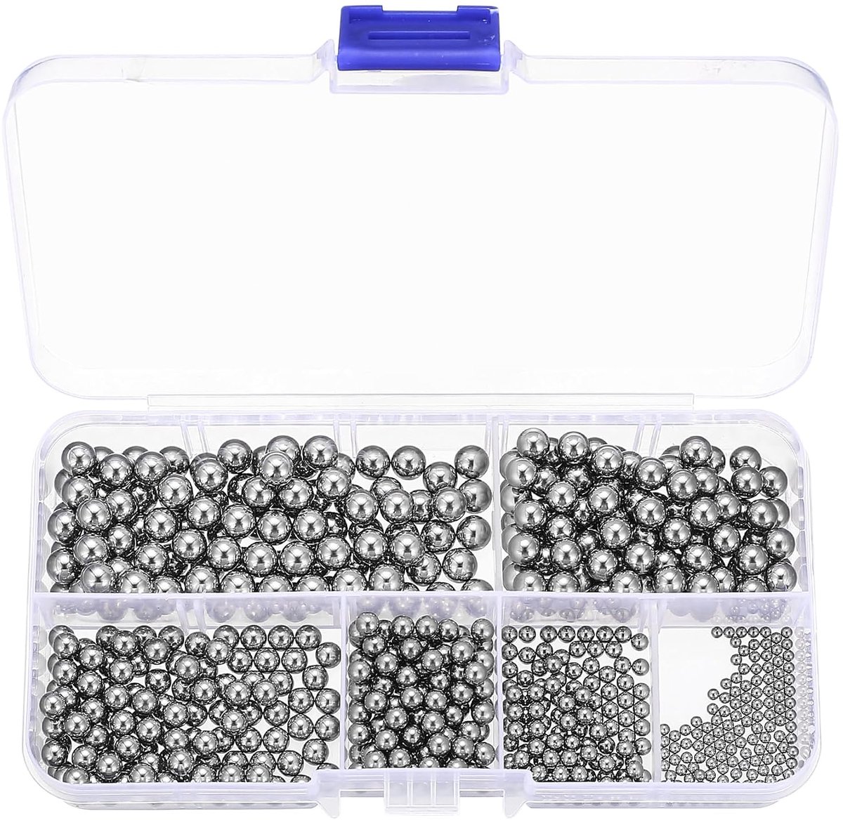 670Pcs Ball Bearings, Steel Balls, Stainless Steel Balls Set, Metal Balls for Bicycle, Mountain Bike, Hand Truck - ShopVlot