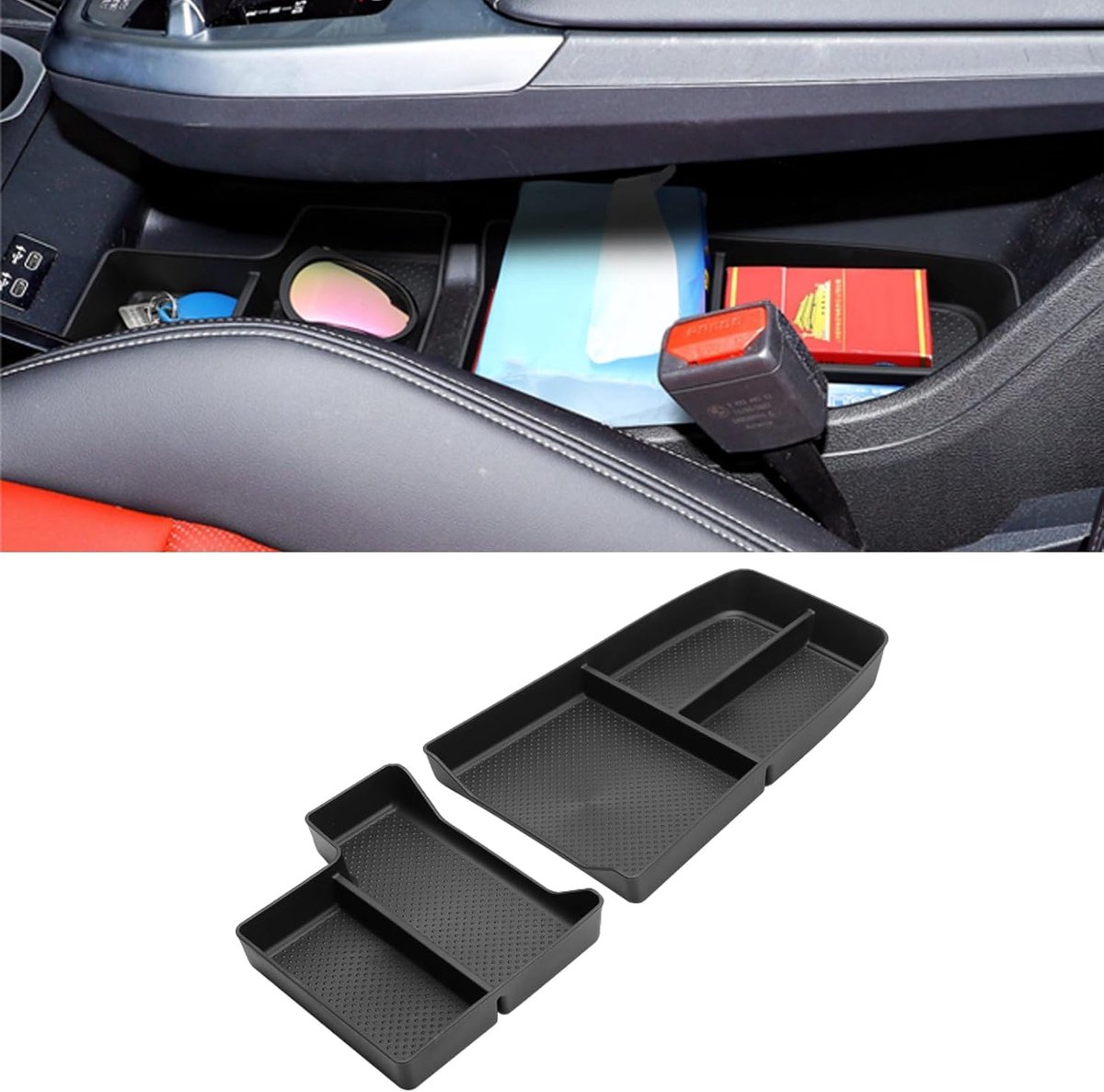 Center Console, Armrest, Organizer, Tray, Compatible with X1 U11 2023 2024, Central Control Box, Car Interior - ShopVlot