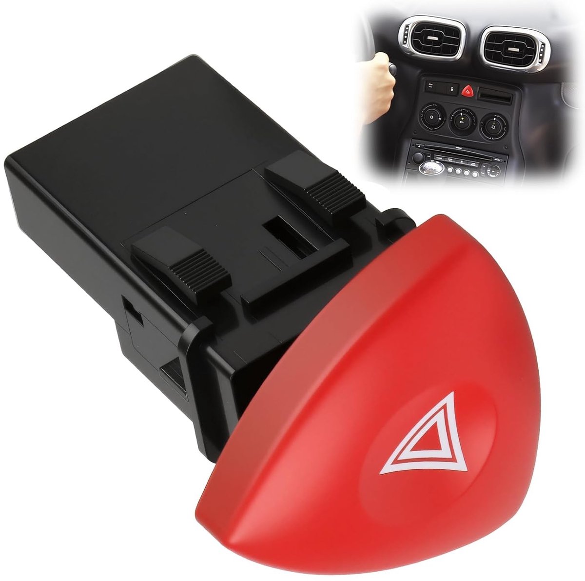 Waarschuwingsverkeer 2 lichtschakelaar 4-polig voor 8200442724 Schakelaar voor RENAULT Space Laguna Mk2/Mk4 Vivaro Richtingsknop Renault