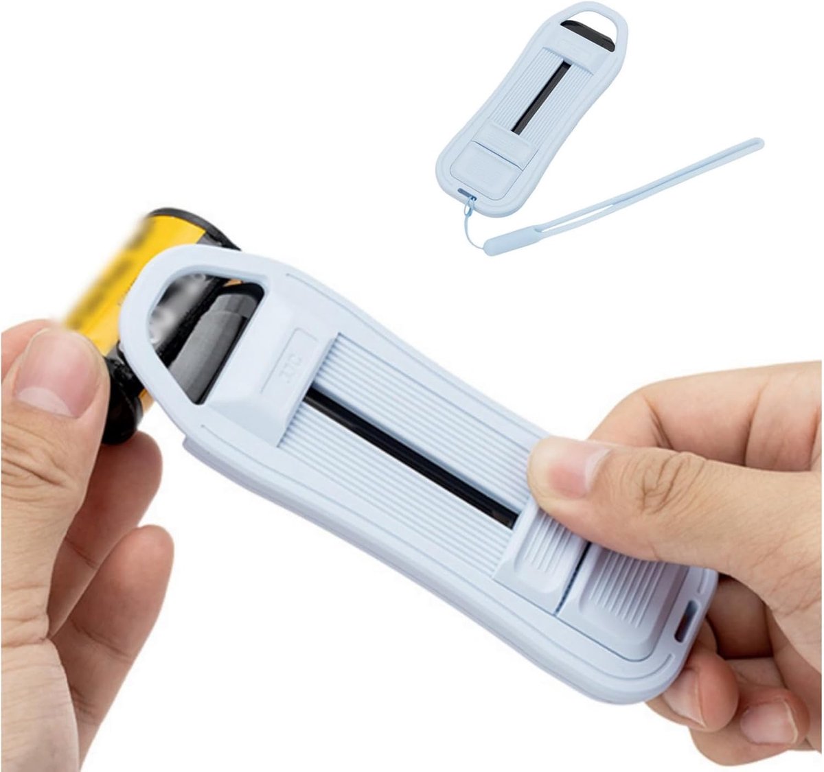 35 mm Film Retriever, 135 Leader Film Retriever Picker, 35 mm Film Extractor Puller Tools voor 35 mm Cassettes Safe Films met Lanyard (geen film inbegrepen) - Blauw