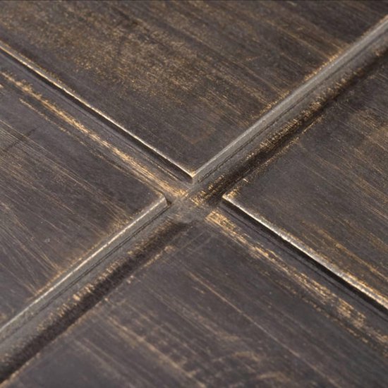 Salontafel voor de woonkamer, bijzettafel, functioneel donkerbruin, vierkant, massief hout, mango, woonkamer, slaapkamer — afbeelding 3