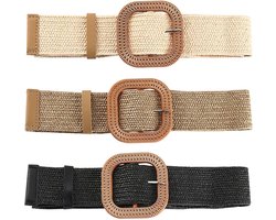Riemen, Handgemaakte Rotan Brede Riemen, Retro Elee Riemen, Boheemse Accessoires, Dress Matching.