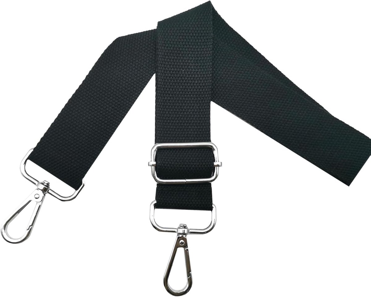 Tasriem om te wisselen, schouderriem, tas, tas, verstelbaar, breed, 3,8 cm, met zilveren karabijnhaak, draagriem voor handtassen, dames, tas, schouderriem, tassen, kleurrijk, Q