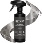 RVS Reiniger met Nano Coating - Streeploos, Zonder Vettige Waas - Geurloos - Koelkast, Afzuigkap & Oven - 500ml