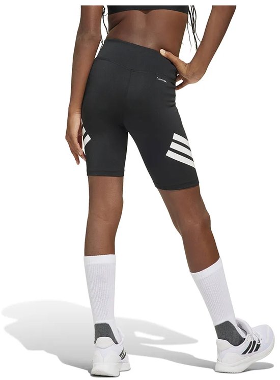 Adidas All Sports Optime Nxt Biker Korte Leggings Zwart 5-6 Years Meisjes van Adidas — afbeelding 3