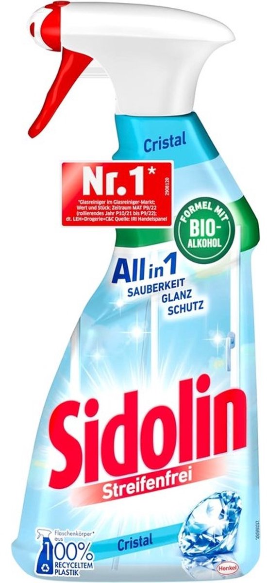 Glasreiniger - 500 ml - Streepvrije glans - Bescherming tegen microscheuren