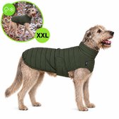 Furry Original® Honden Jas Waterdicht - Puffy Winter & Regenjas - XXL 67-72 cm - Verstelbare Winterjas met Rits voor Tuig - Lichte Hondenjasjes voor Grote Hond - Snel aan/uit - Kleding