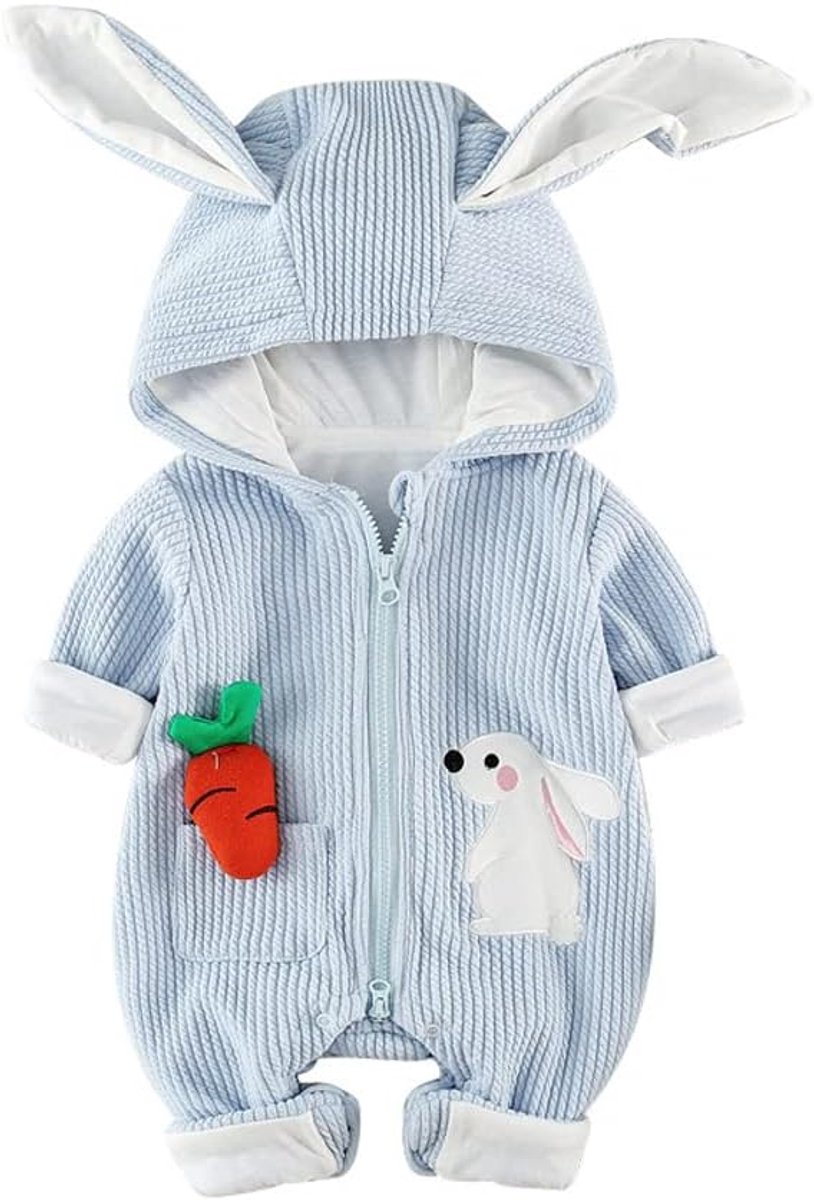 Rompertje voor pasgeborenen en peuters, rompertje, overall, cartoon, jumpsuit, babykleding met dubbele katoenen