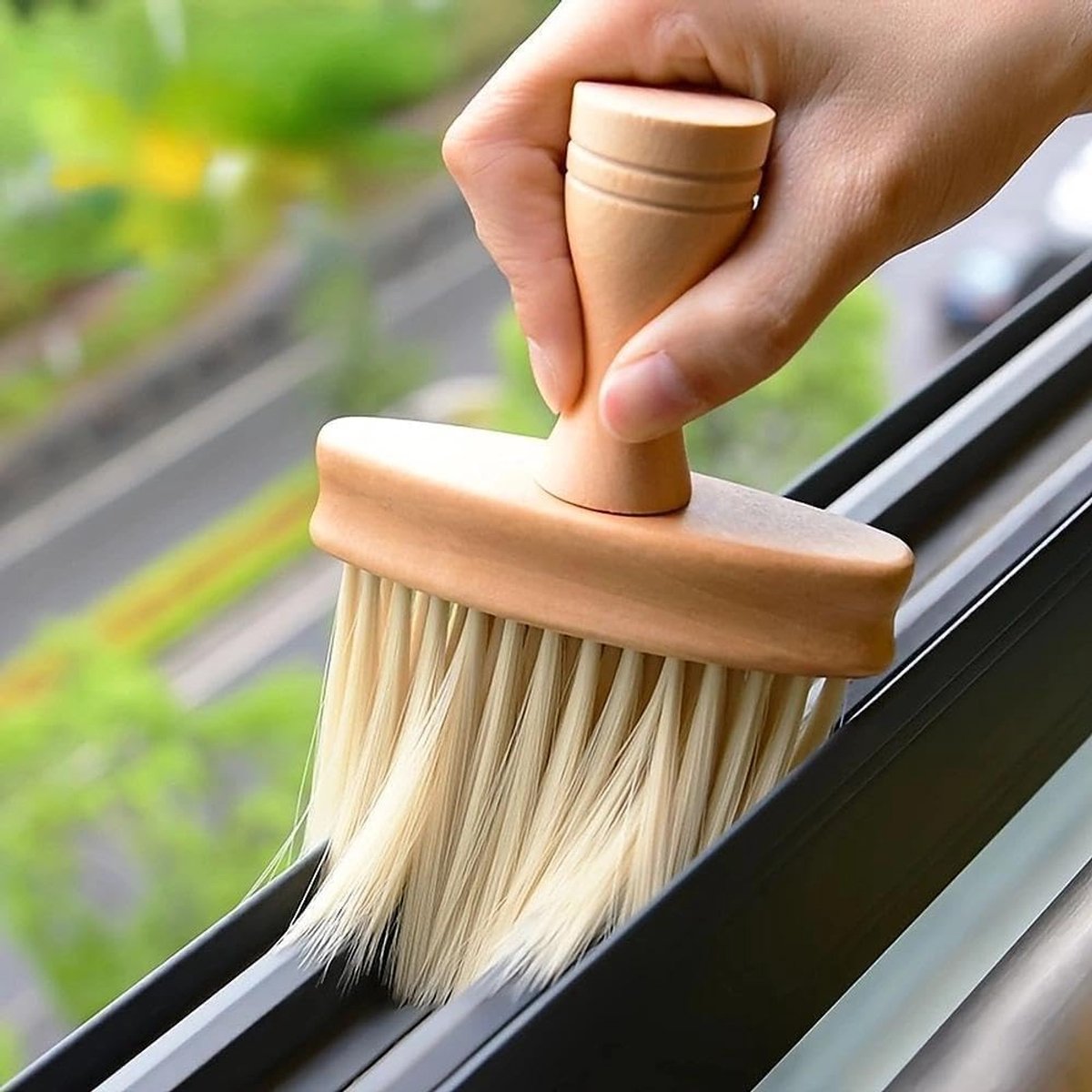 Autoborstel Geschikt voor het verwijderen van stof uit het auto-interieur, autowasborstel, borstel Geschikt voor het verwijderen van stof uit kieren in het auto-interieur, borstel Geschikt voor het reinigen van ventilatieroosters