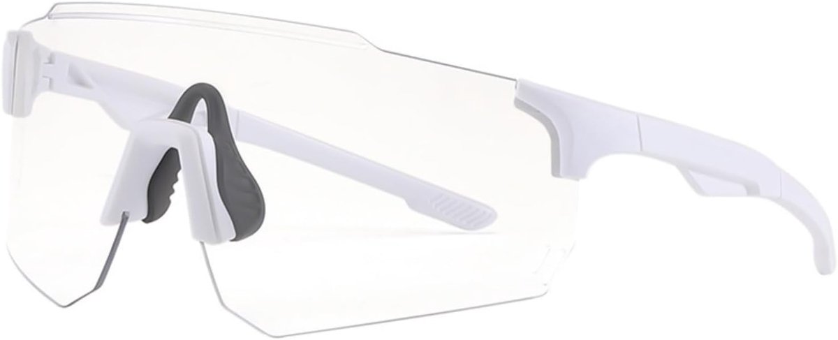 Fotochromische Fietsen Zonnebril Frameloze Zonnebril UV400 Bescherming Sport Eyewear Voor Mannen Vrouwen Fietsen Running Rijden