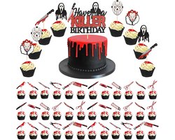 45 stuks bige Halloween cupcake, Halloween decoraties