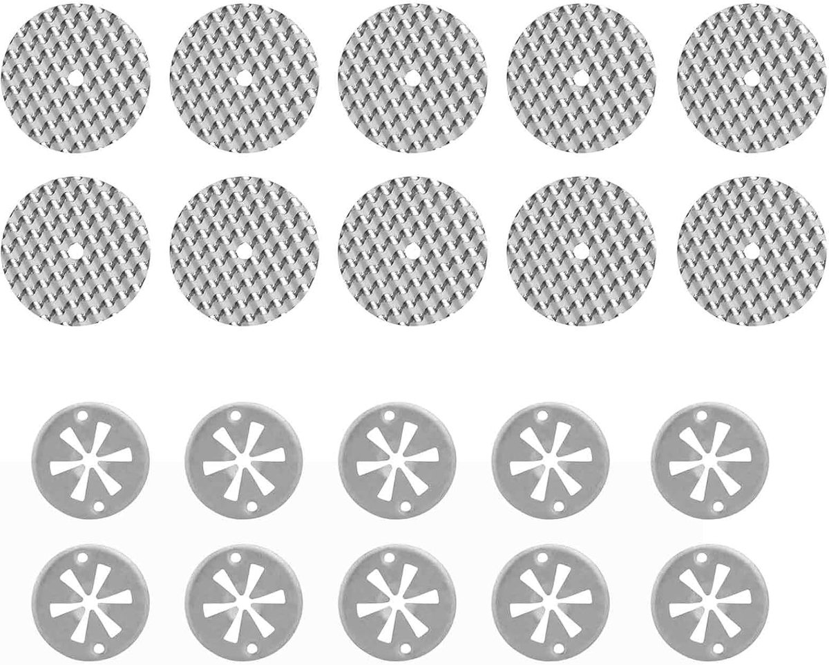 20 stuks bevestigingsschijven voor thermische plaat voor auto, reparatieset voor warmtebescherming, compatibel met N90335004 N9079650, metalen schijven voor uitlaatisolatie en bas