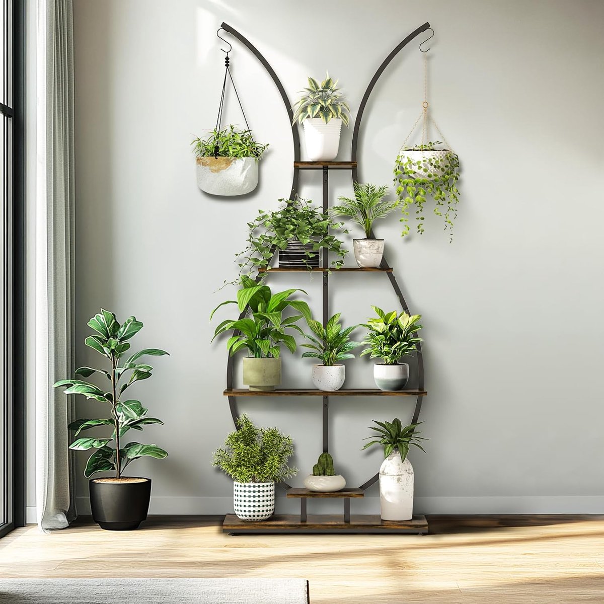 unho Flower Stand, Flower Rack, Flower Staircase, Decorative Rack - ShopVlot