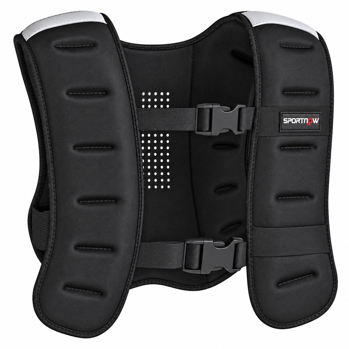 Sello! gewichtsvest – weight vest – verstelbare pasvorm – borstomtrek 89 tot 114 cm – reflecterende strepen – ademend neopreen