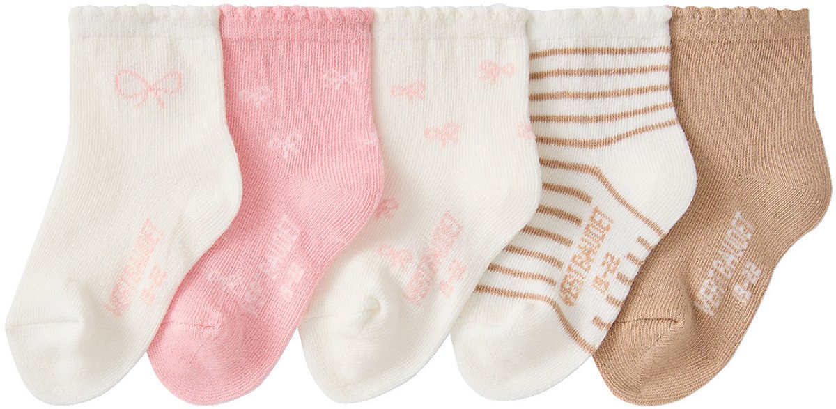 Vertbaudet Set van 5 babysokjes voor meisjes