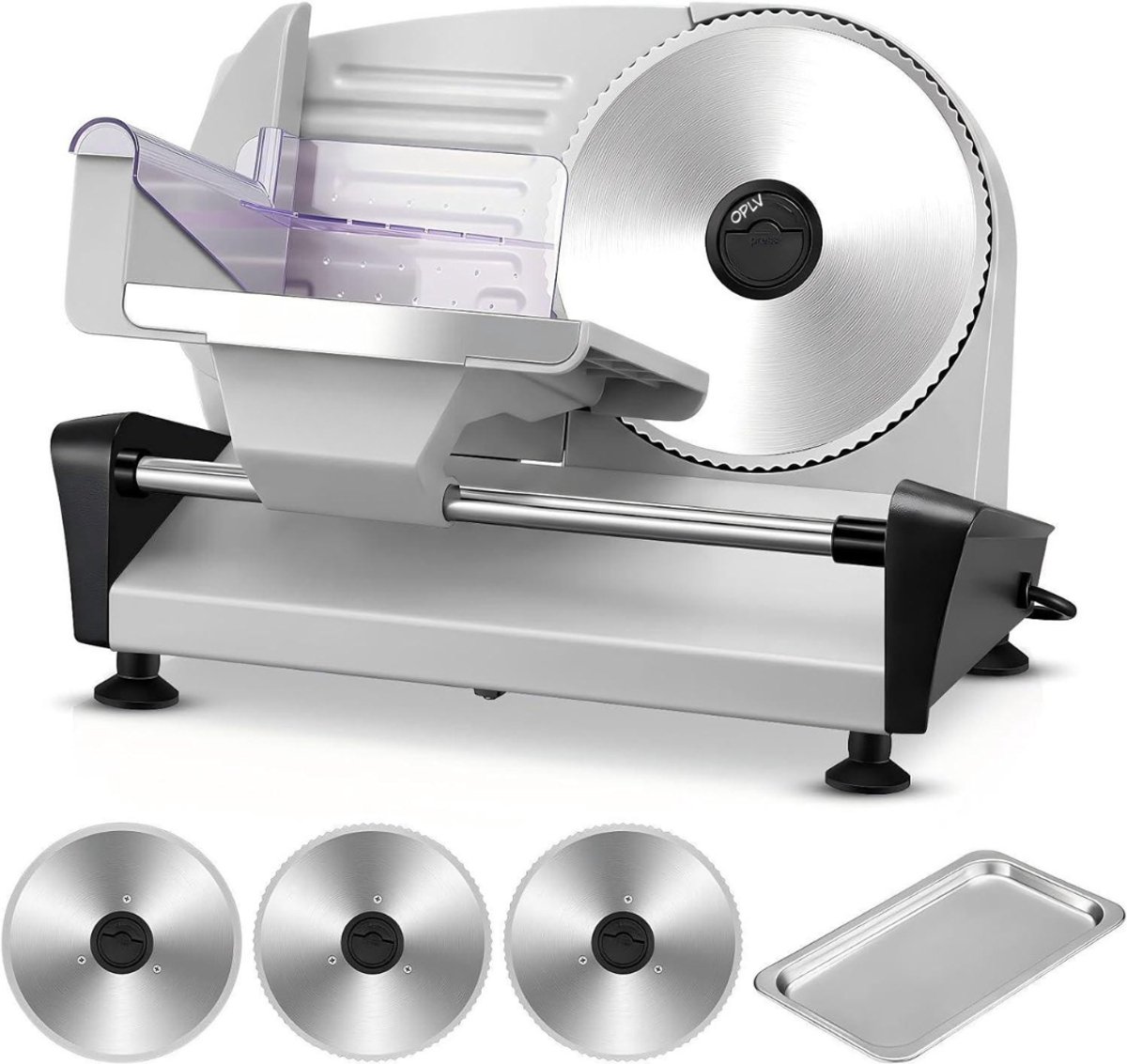Kavo Broodsnijmachine - Universele Snijmachine - Elektrische Broodsnijmachine - Zilver - 38cm x 22cm x 29cm