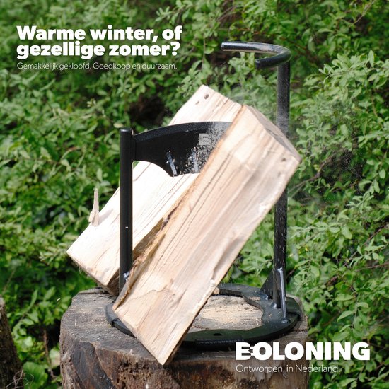 Boloning® Houtklover - Houtsplijter - Houtklover voor aanmaakhout - Houtkliever - Hout klover - Houtklover muur - Kloofmachine - Kloofwig - Splijtwig - Houtklover manueel van Boloning® — afbeelding 3