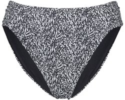 Esotiq Antibes - Bikinibroekje - Zwart - Wit abstract patroon - XXL