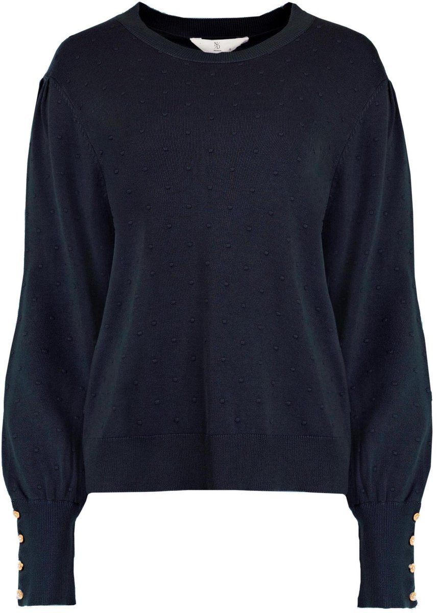 NED Trui Vaset Ls Rmb Brei 26w1 U106 44 303 Marine Dames Maat - XXL