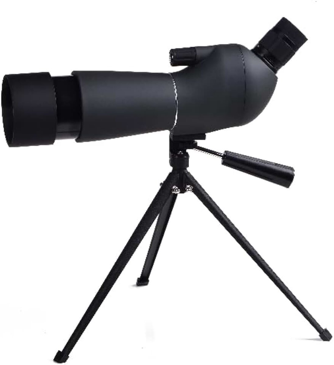 Spotting Scope 20-60x60mm met FMC Coating en Porro Prisma | K9 Prisma, Centrale Scherpstelling, 687g Gewicht, Inclusief Statief, Schouderriem Inbegrepen