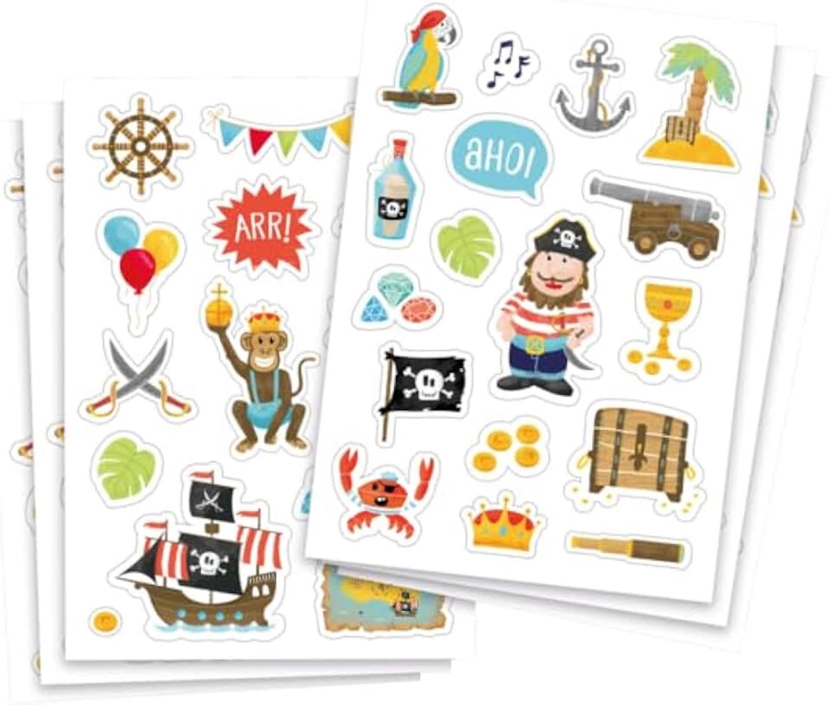 Sticker-Set Pirat