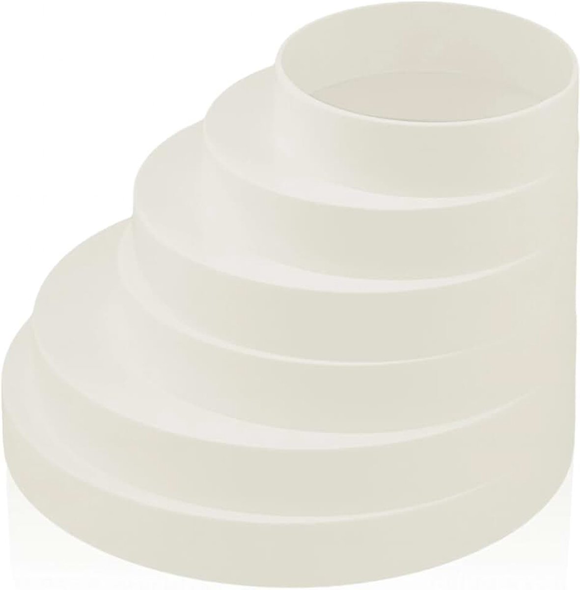 Excentrische verloopstuk voor ventilatiesystemen ø 80 - 160 mm Verloopverbinder buis Ø 80 100 120 125 150 160 mm ventilatiebuis ronde buis ventilatiekanaal