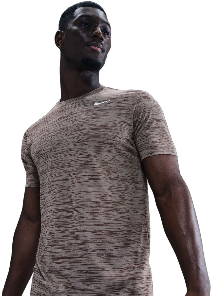 T-Shirt Nike M NK DF TEE RGD NEW VENEER L Heren Grijs