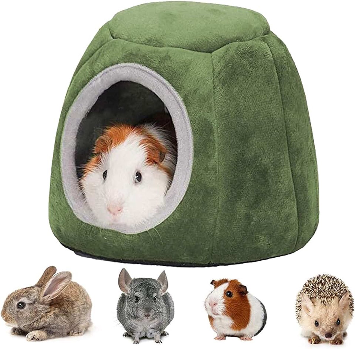 Hamsterhuisbed met ophangoog voor hamsters en chinchilla's