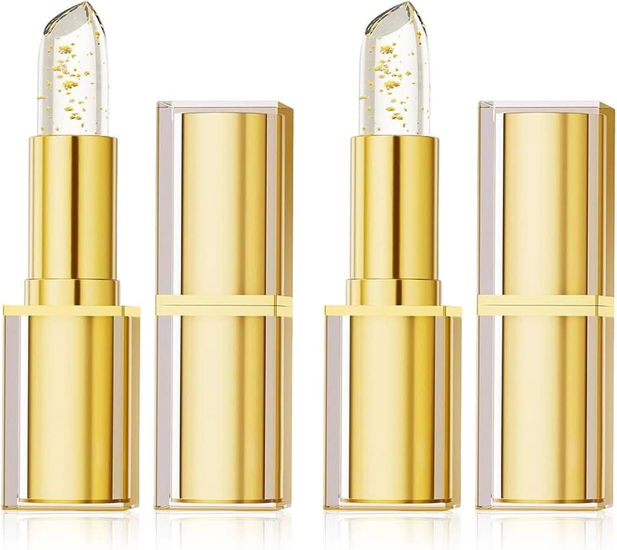 Rode Lippenstift, 2 Stuks Hydraterend, Niet Vet, PH-adaptief, Kleurenverandering, 24 Uur Houdbaarheid, Langdurig, Glad Aanbrengen, Zacht Voor Lippenverzorging