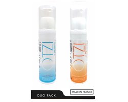 Easypiercing Otzi - Duopack korting - Zout oplossing + Anti bacteriele oplossing - Piercing naverzorging - verzorgings set - 50ml + 50ml