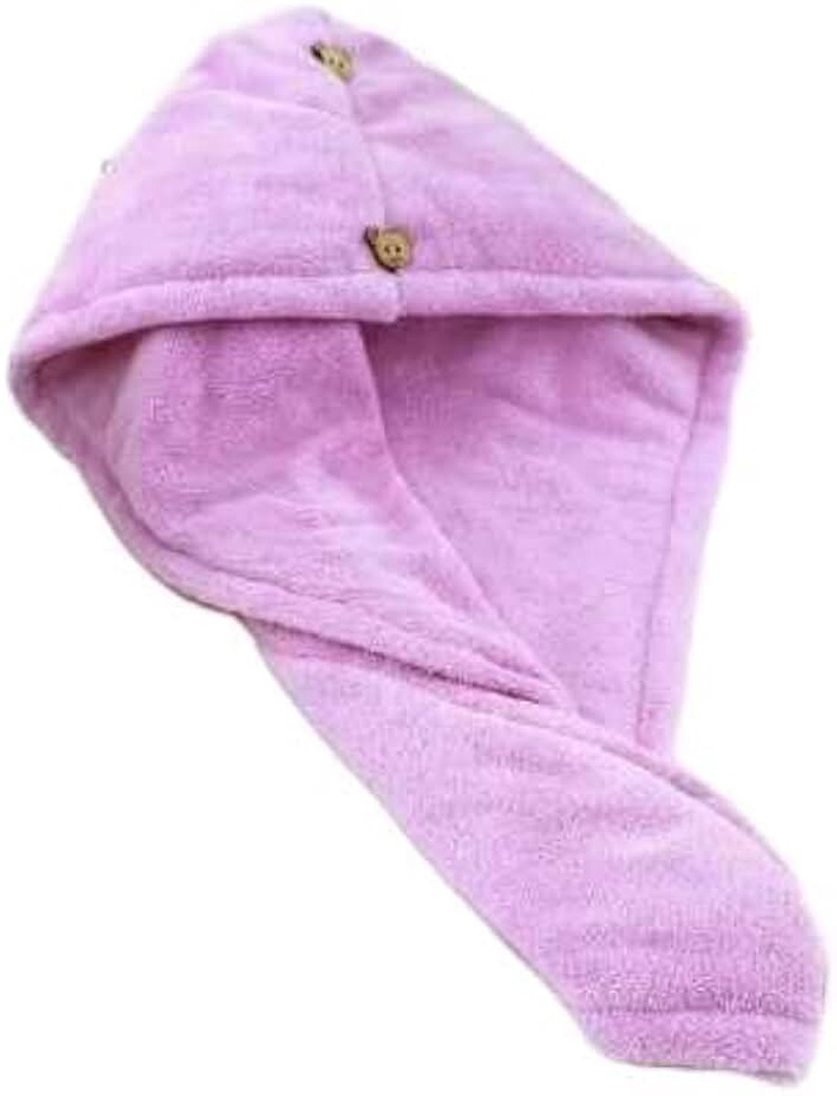 Absorberende Handdoekkappen En 2 Haarlussen, Droge Haarkappen Na Het Baden, Microfiber Sterke Waterabsorptie, Huishoudelijke Verzorgingsproducten.