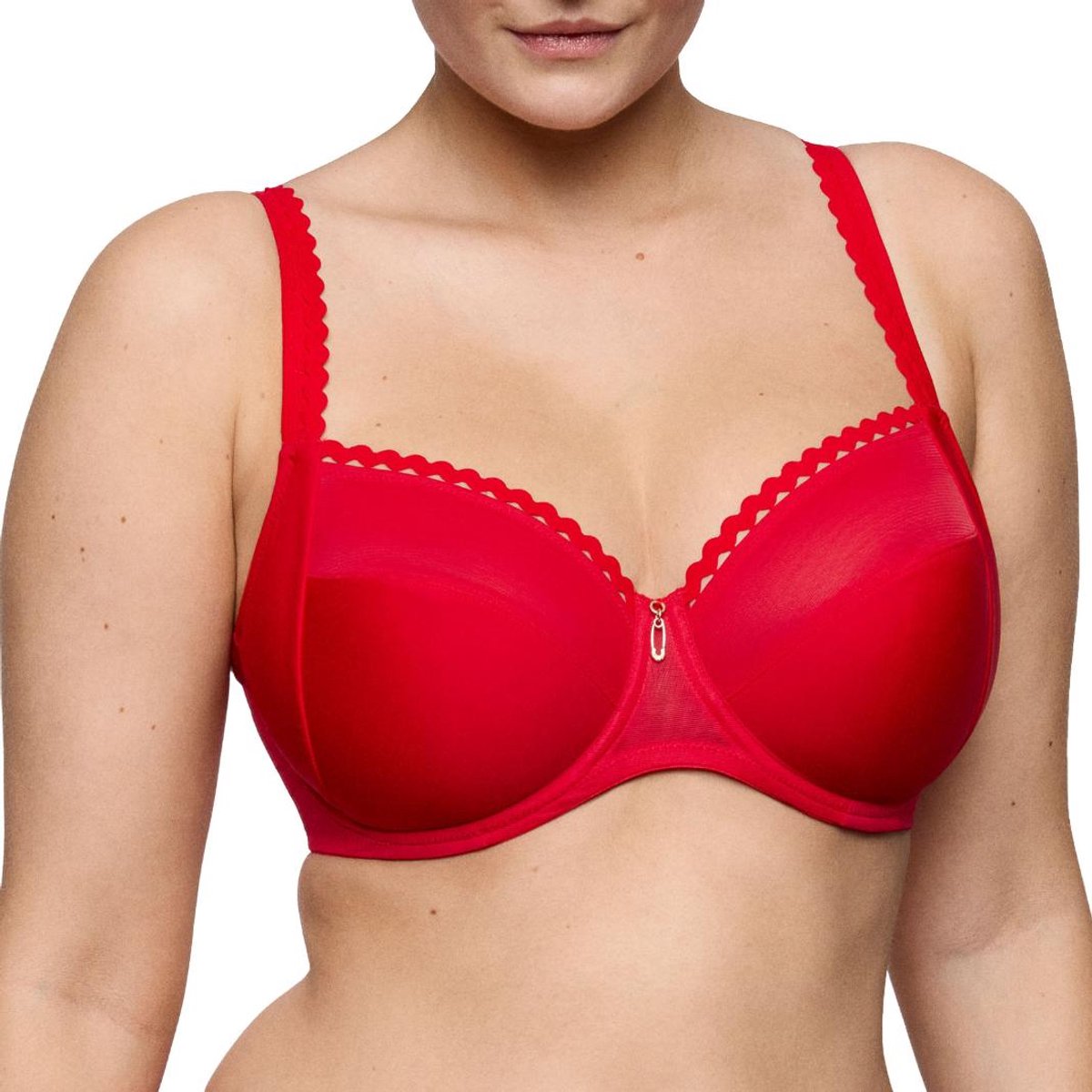 PrimaDonna Twist Wowgirl Beugel Bh volle Cup 0142600 True Red - maat EU 70C / FR Rood
