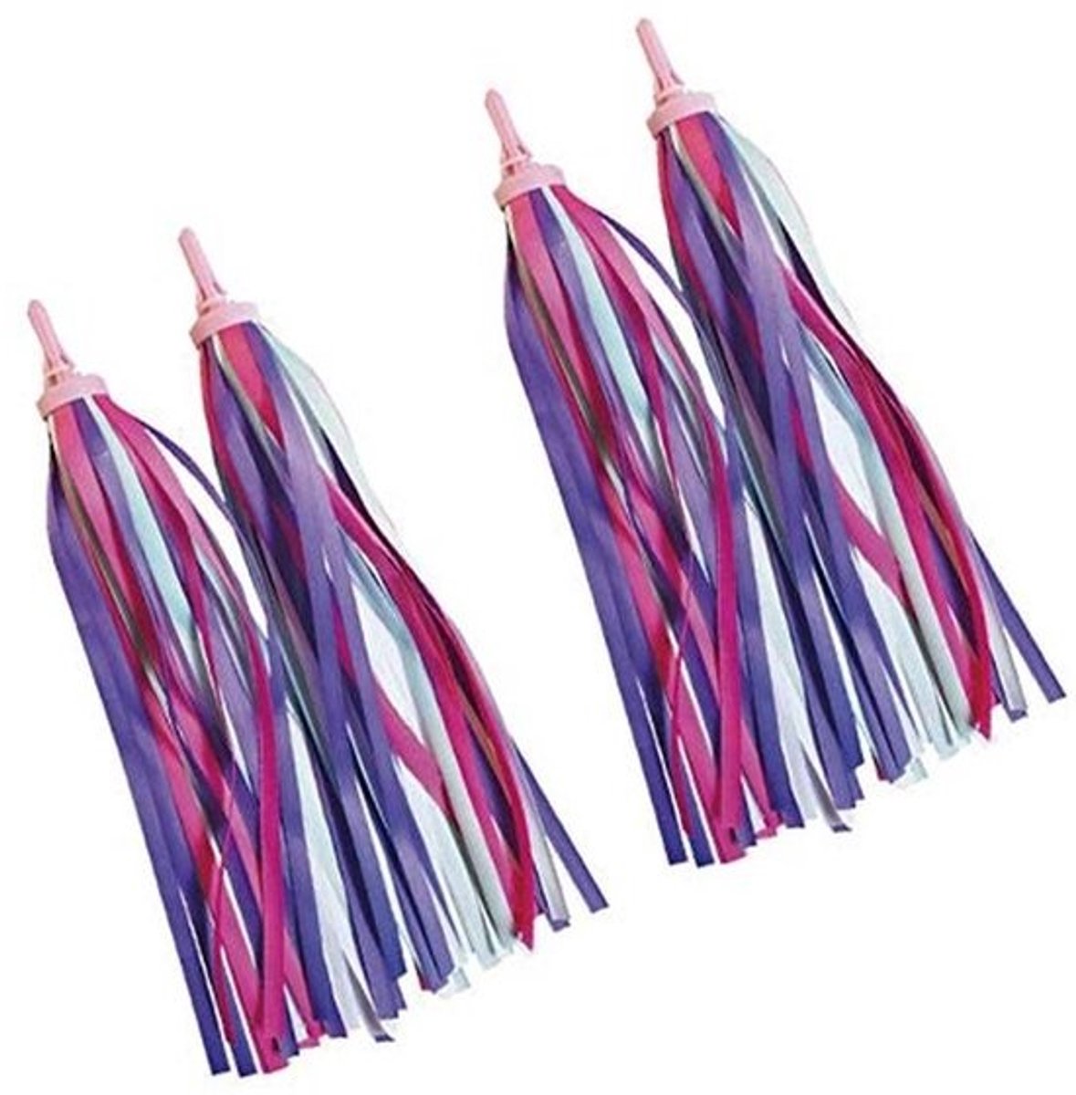 Kleurrijke Fiets Streamers voor Kinderen - Stuurdecoratie voor Fiets en Scooter - 2 Paar
