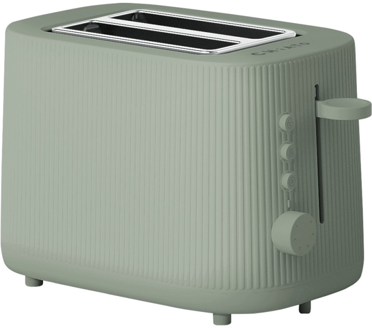 CHiATO toastPLAY Groove Broodrooster – lichtgroen