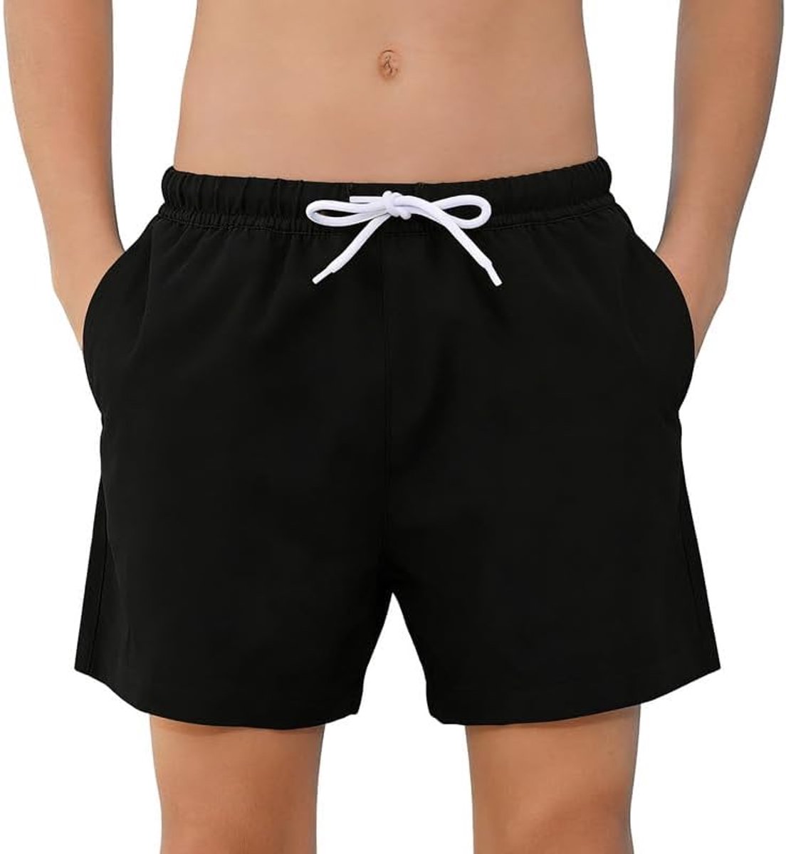 Zwembroek voor zwembad, zee, kinderen, zwemshorts voor jongens met meshvoering, ademend, sneldrogend, shorts voor watersport
