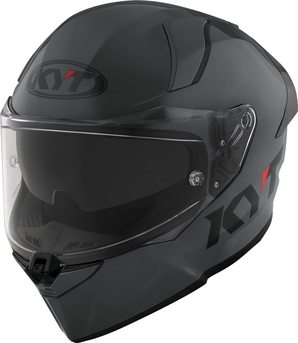 KYT R2R Plain Grijs Integraalhelm - Helm