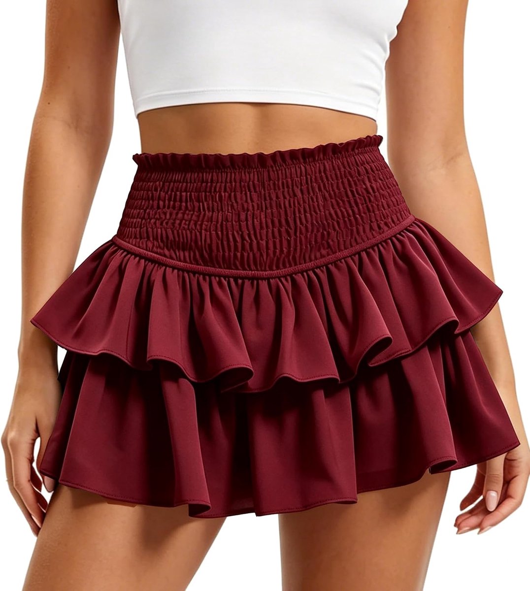 Minirok voor dames, kort, sexy, Y2K, minirok, strand, hoge taille, plooirok