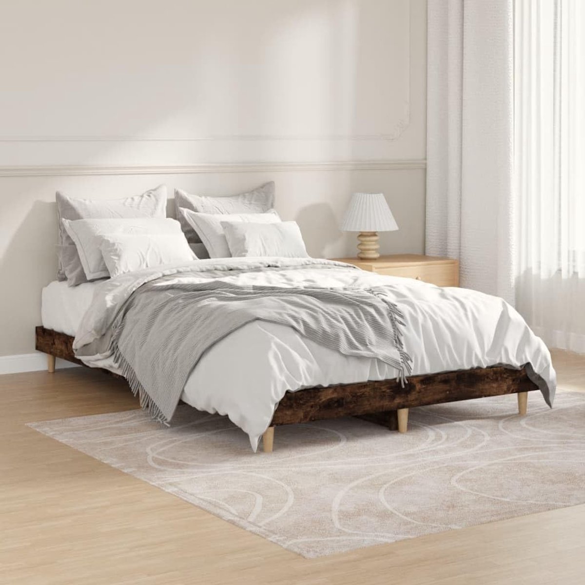Hout Lattenbodemdesign 24.88 Gerookt eiken 120x190 cm