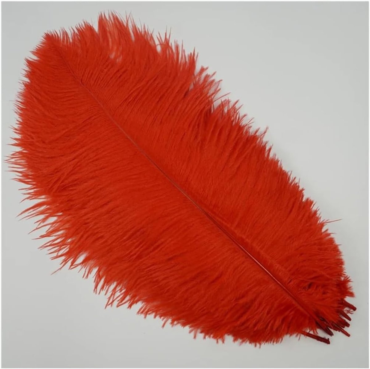 Veren, 15-20 cm, zacht boeket, veren, pluim, vogelveren, knutselveren voor bruiloft, Halloween, kerstdecoratie, tafeldecoratie, rood, 30 stuks