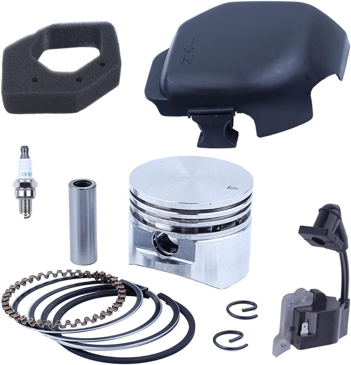 35 mm zuigerset, voor Honda Gx25 Hht25S grasmaaier motordeel, 30500-Zoh-013, 30500-Z0H-023, 17211-Zoh-000, 17231-Z0H-010, 17220-Z0H-020
