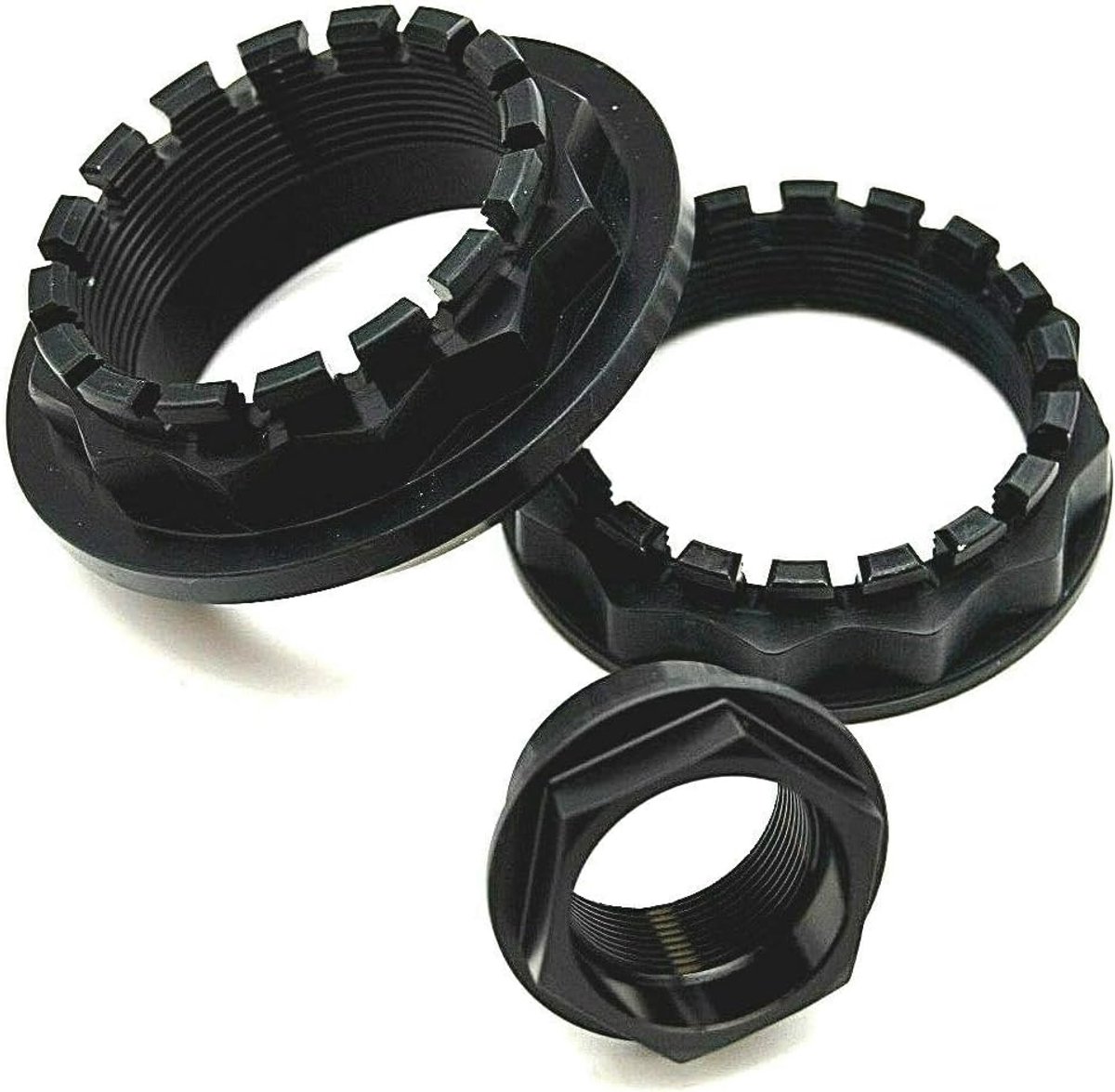 Wielmoerset grote as wielmoer as moer moeren voor Ducati Panigale, 1098, V4, Diavel zwart