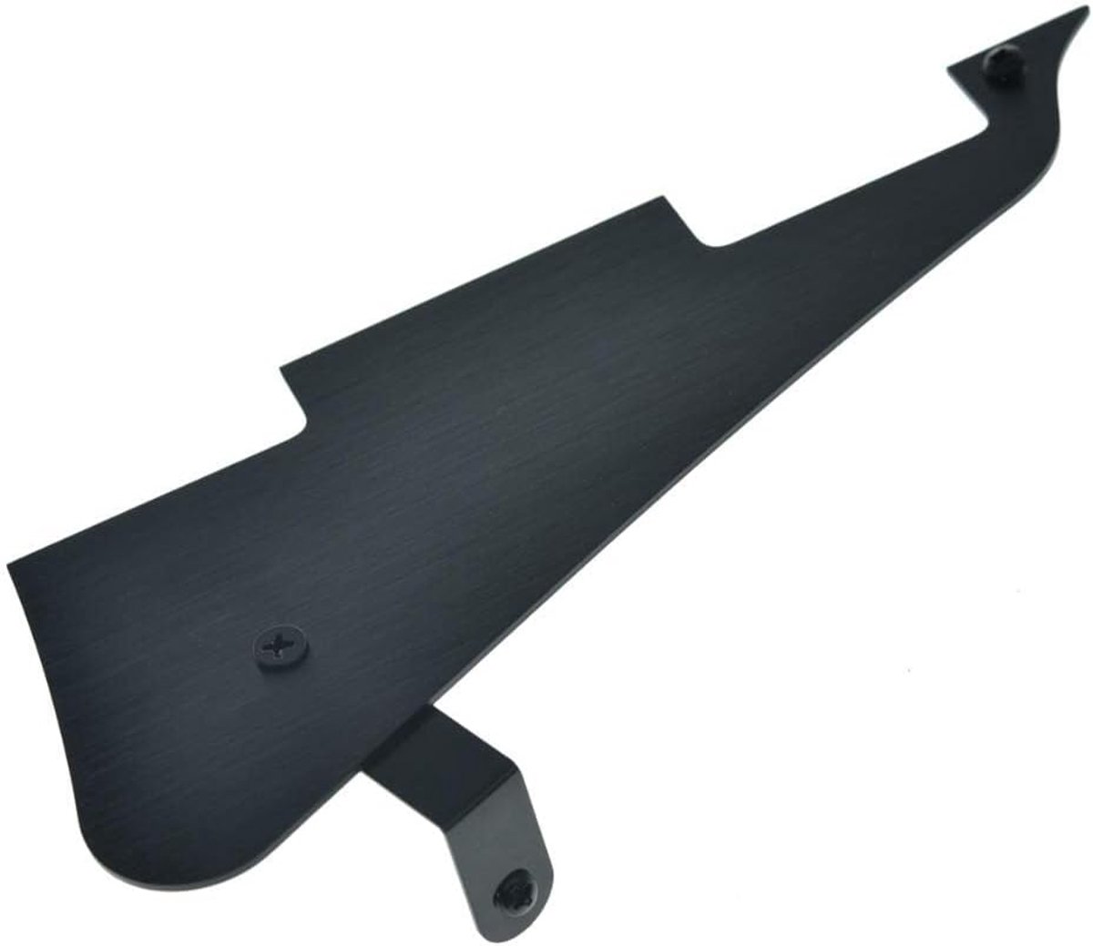 Metalen Aluminium Geanodiseerd LP Elektrische Gitaar Slagplaat Kras Plaat Met Zwarte Beugel Past Voor Epiphone Les Paul Zwart