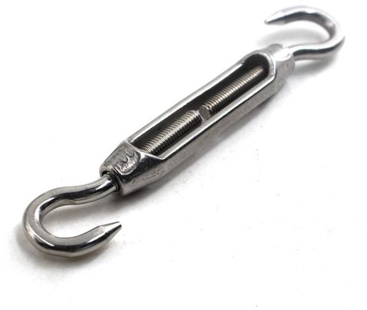 RVS M10 Spanner voor Draad Touw - Verstelbare Haak en Beugel voor Tensionering - Ideaal voor Tuin en Bouwprojecten