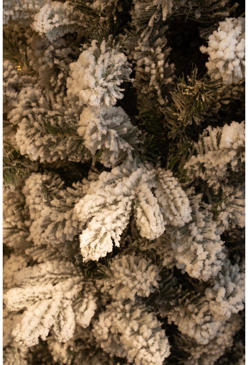 Black Box Trees Harma Smalle Kunstkerstboom - Kerstboom H260 x Ø73 cm - Groen Frosted – foto 3