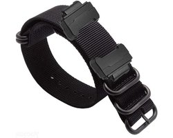 Nylon horlogeband met RVS gesp - Voor Casio G-SHOCK DW5600, DW-6900, GW-M5610 en GW-5000 - Vervangende polsband voor duurzaam gebruik - Comfortabel