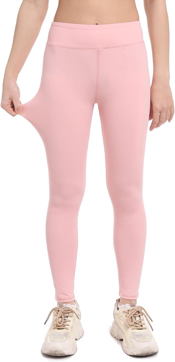 Sportlegging voor kinderen, meisjes, comfortabele sportbroek, sportlegging, lange yogalegging voor joggen, training, sportlessen