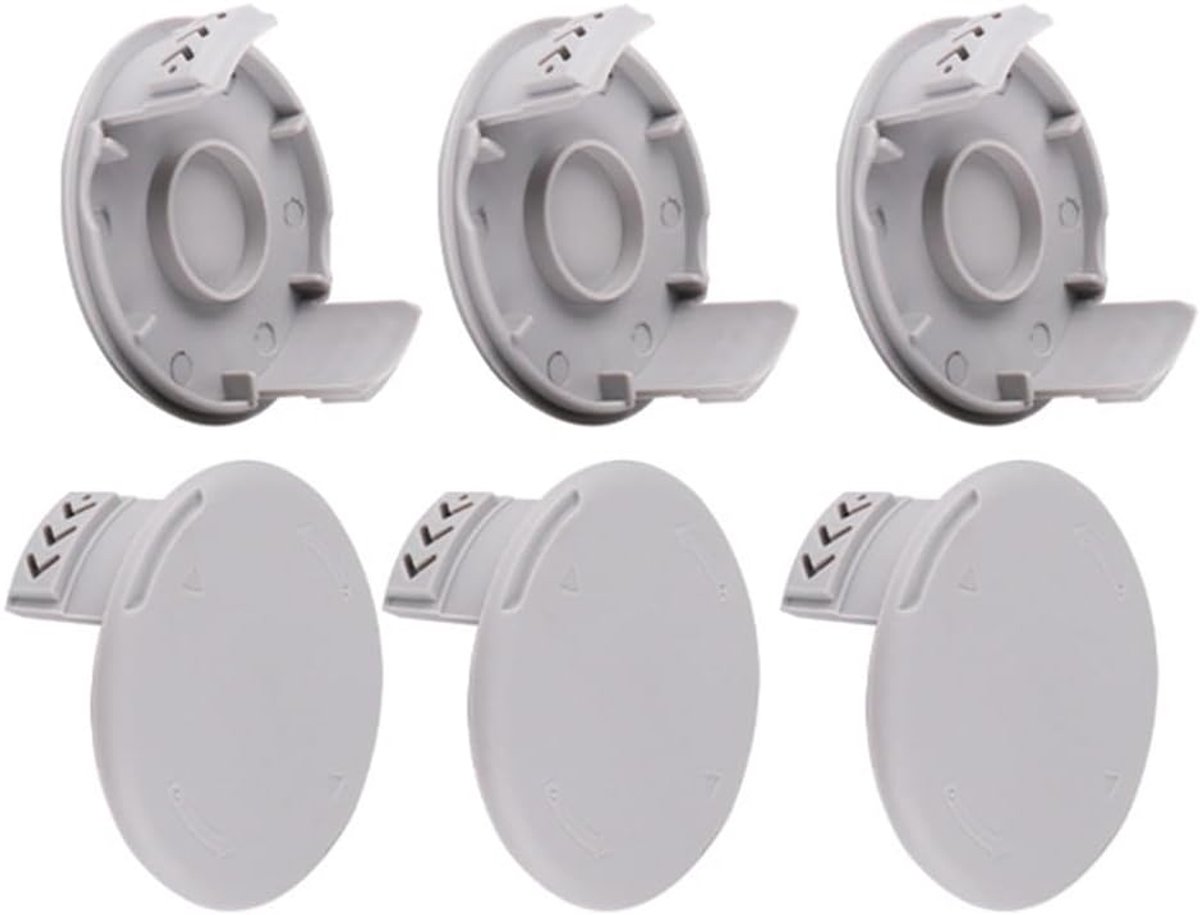 Spoel Caps, 6 stuks vervangende spoel cover doppen, compatibel met Ryobi One+ AC14RL3A en Ryobi AC14HCA One+ draadloze trimmer