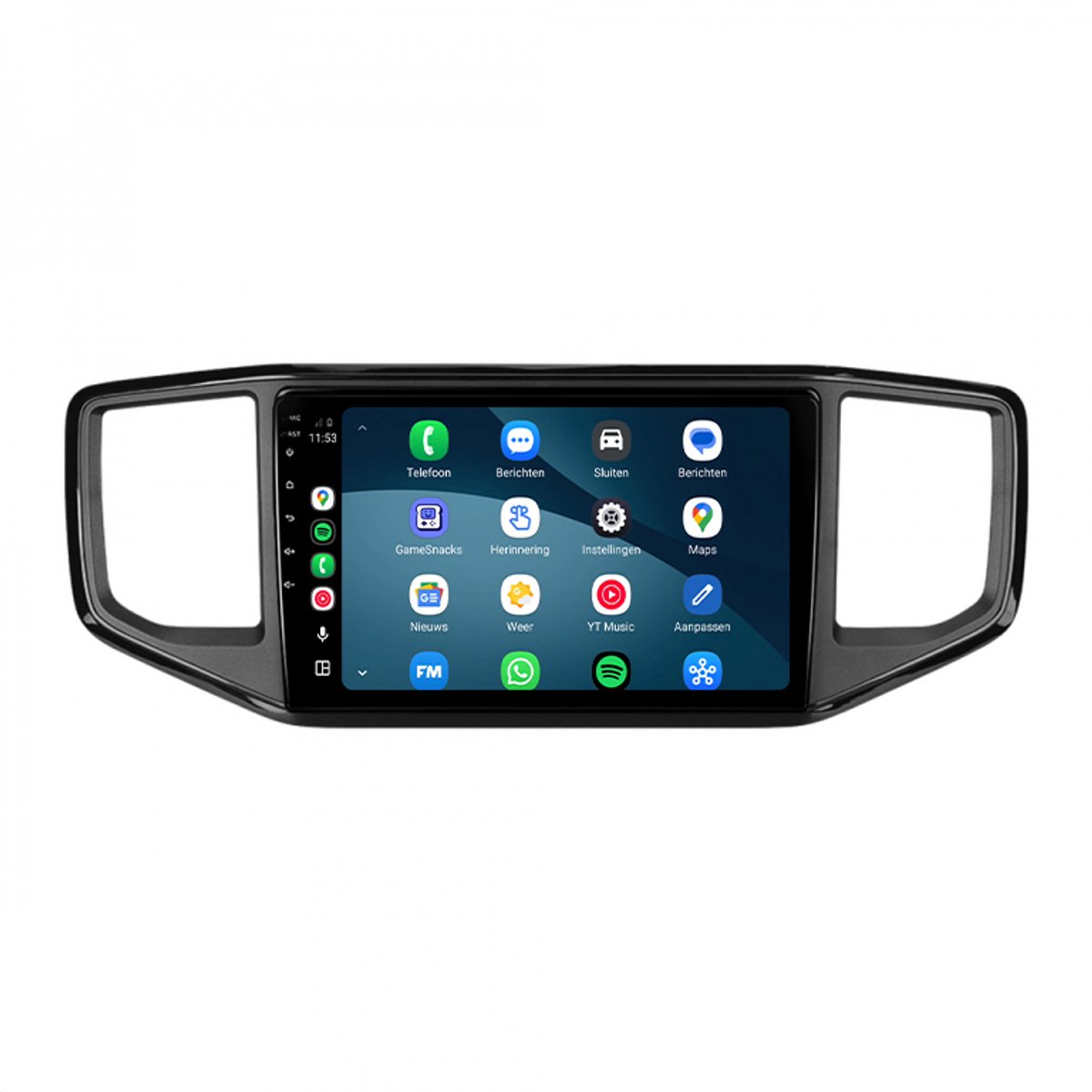 CarPlay autoradio geschikt voor Volkswagen Amarok | 2016 t/m 2022 | Cartronix CTX-7058 | 2016 2017 2018 2019 2020 2021 2022 | 9 inch | Android 15 | Draadloos Apple CarPlay & Android Auto | 2GB + 32GB | Bluetooth & Wifi