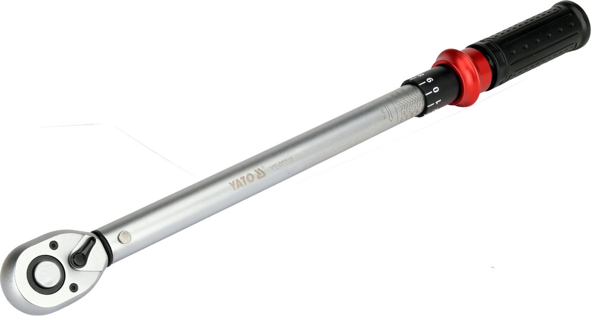 YATO YT-07715 Professionele Momentsleutel - 1/2" - 40-220 Nm - 72T Ratel - Hoge Nauwkeurigheid (±3%)